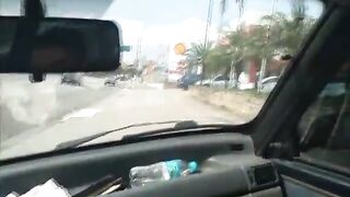 Bella puttanella cattura un cliente in strada