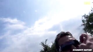 40enne italiana inculata in un porno picnic