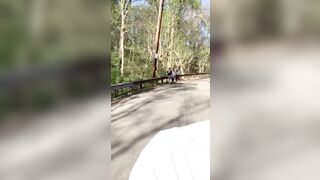 TUrista straniera succhia il cazzo all'amico in Italia