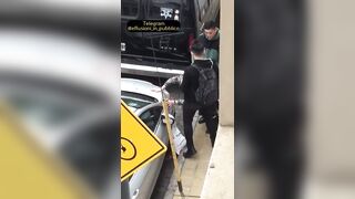 AMSTERDAM due giovani scopano la prostitua sul marciapiede