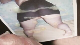 Il mio cum tribute per la mia amica Sara