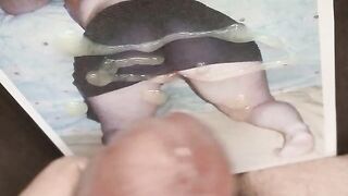 Il mio cum tribute per la mia amica Sara