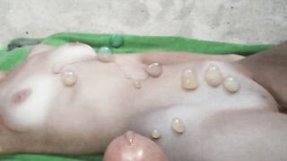 Il mio cum tribute per la mia amica Angela