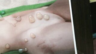 Il mio cum tribute per la mia amica Angela