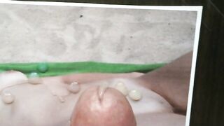 Il mio cum tribute per la mia amica Angela