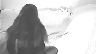 Calda ragazza francese in calze sexy