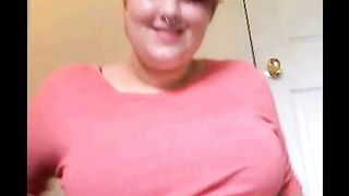 Ragazza grassa e porca su skype