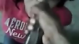 Coppia ebony fa sesso orale