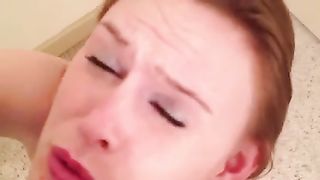 Rossa porca e viziosa scopata da un BBC