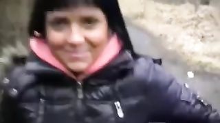 Bel pompinazzo al parco