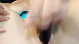 Masturbazione con squirting cremoso