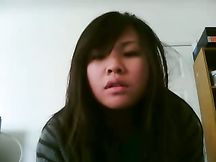 Bollente teenager di Singapore in webcam