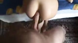 Brutale sesso anale doloroso con creampie