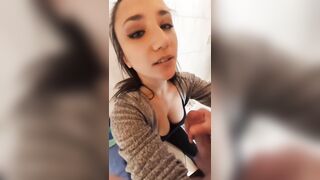 TROIA NAPOLETANA SBORRATA SULLE TETTE