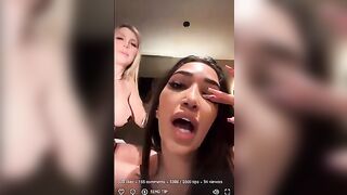 Naomi in diretta con amica bionda tettona OF