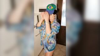 Marika Fruscio flash tette enormi