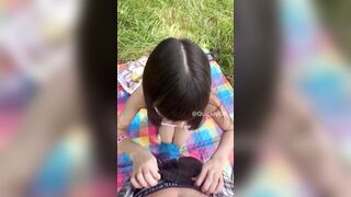 Laalemonz scopata dal fidanzatao sul prato