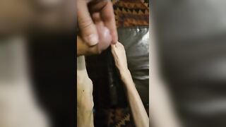 Calda sborra per i piedi sexy della zoccola