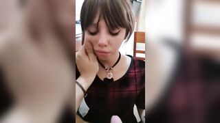 Fidaznata spagnola che ingoia tutto