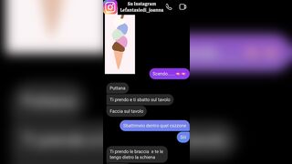 SEXTING - STO SU DI GIRI.... E MI FACCIO SCOPARE DA TROIA