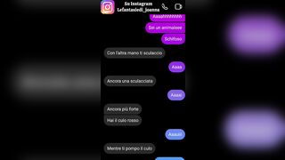 SEXTING - STO SU DI GIRI.... E MI FACCIO SCOPARE DA TROIA