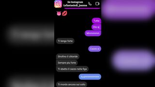 SEXTING - STO SU DI GIRI.... E MI FACCIO SCOPARE DA TROIA