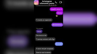 SEXTING - STO SU DI GIRI.... E MI FACCIO SCOPARE DA TROIA
