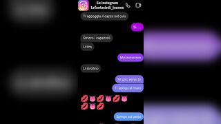 SEXTING - STO SU DI GIRI.... E MI FACCIO SCOPARE DA TROIA