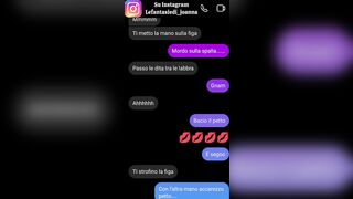 SEXTING - STO SU DI GIRI.... E MI FACCIO SCOPARE DA TROIA