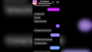 SEXTING - STO SU DI GIRI.... E MI FACCIO SCOPARE DA TROIA