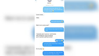 Il marito assaggia un bella patata farcita