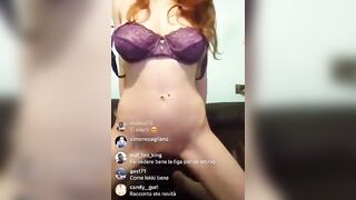 La Romana che si masturba su Periscope