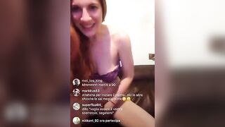 La Romana che si masturba su Periscope