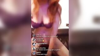 La Romana che si masturba su Periscope