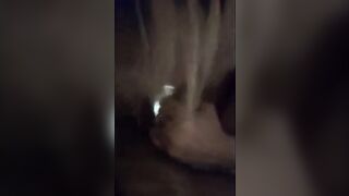 Troia napoletana fa un pompino al suo amante