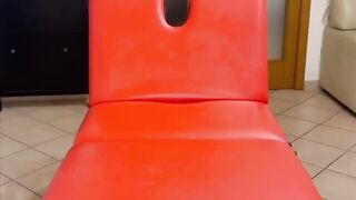 Bianca a pecorina in collant