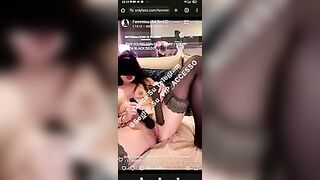 Femmina del sud si masturba in diretta