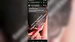 Femmina del sud si masturba in diretta