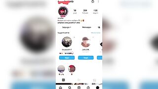 Teen italiana 18 enne con le tettone spompina il cazzo in live IG