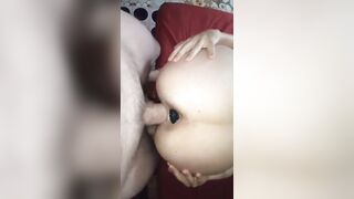 Bella aperta e bagnata alla pecorina