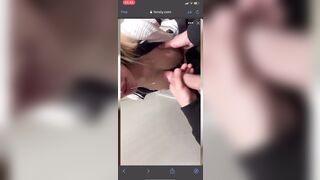 Lo succhia al suo tipo che le viene sulle tette