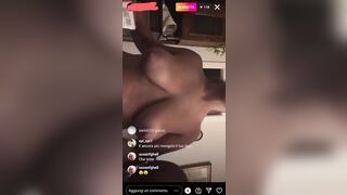 Diretta con le sue belle tettone naturali per eccitare i fans