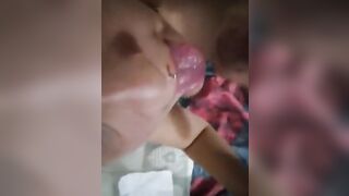 Gran sborrata con moglie che ingoia tutto