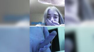 Italiana in cam non ama la sborra...