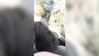 Pompino fidanzata gola profonda outdoor