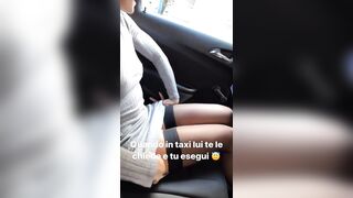 Quando il marito ti chiede di toglierti le mutandine in taxi