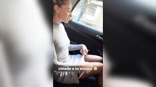 Quando il marito ti chiede di toglierti le mutandine in taxi