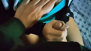 Sega amica zoccola con palpata di tette