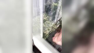 Pompa alla finestra dalla escort