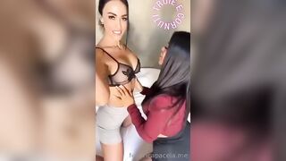 F3d3r1c4 P4c3l4 e la C3t4c3a si divertono a fare porcate lesbo